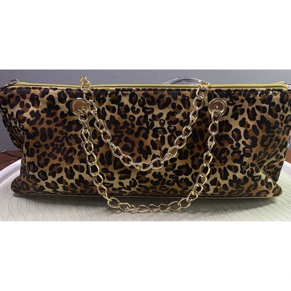 WILD EYE DESIGNS LEOPARD ‎ INSULATED WINE BAG W/MATCHING WINE CUP NWT
